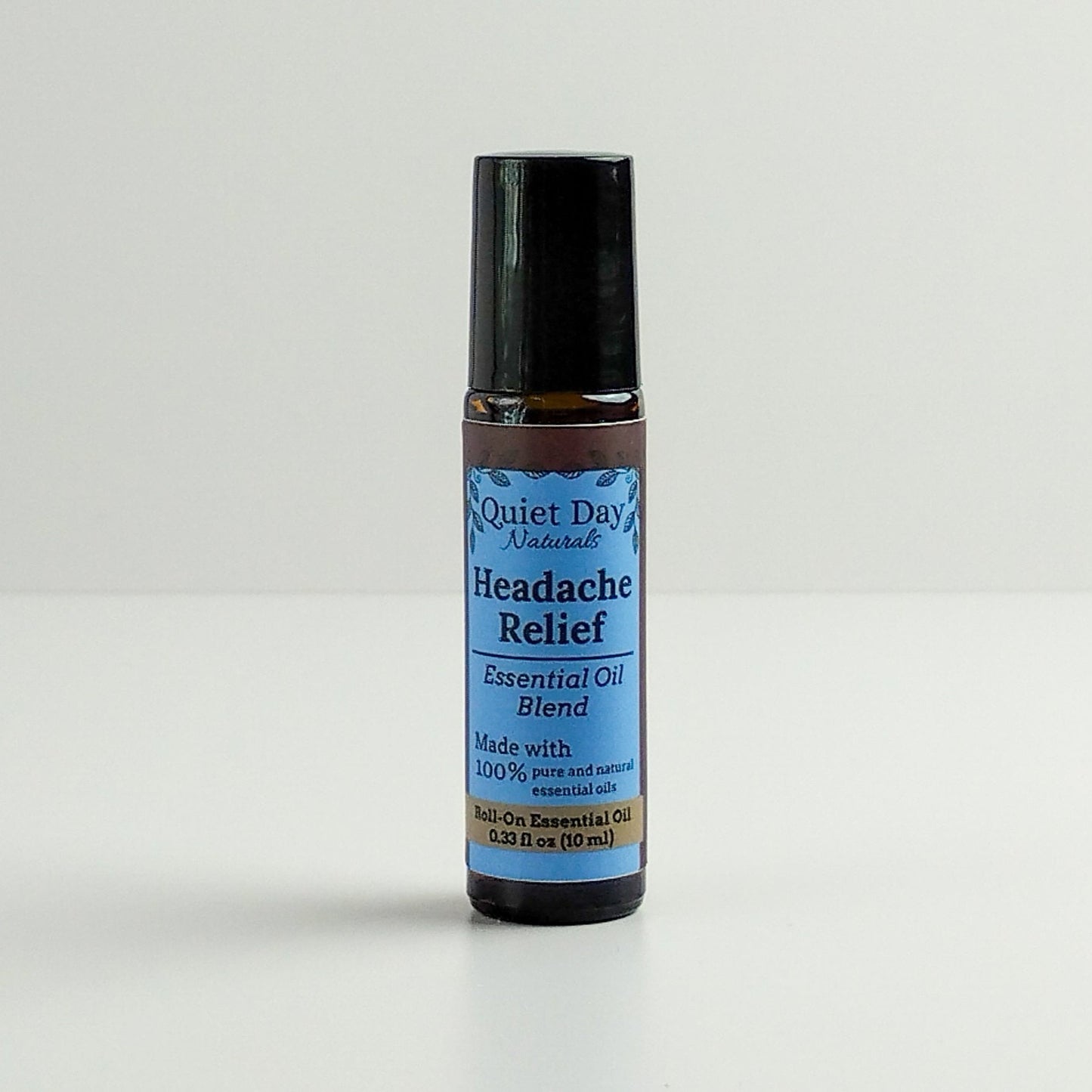 Effective oil blend roller against a white background.